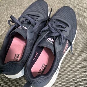 Nordstrom Blue and Pink Sneakers with Streamlined Design